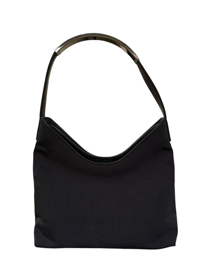 Gucci Black Canvas Shoulder Bag