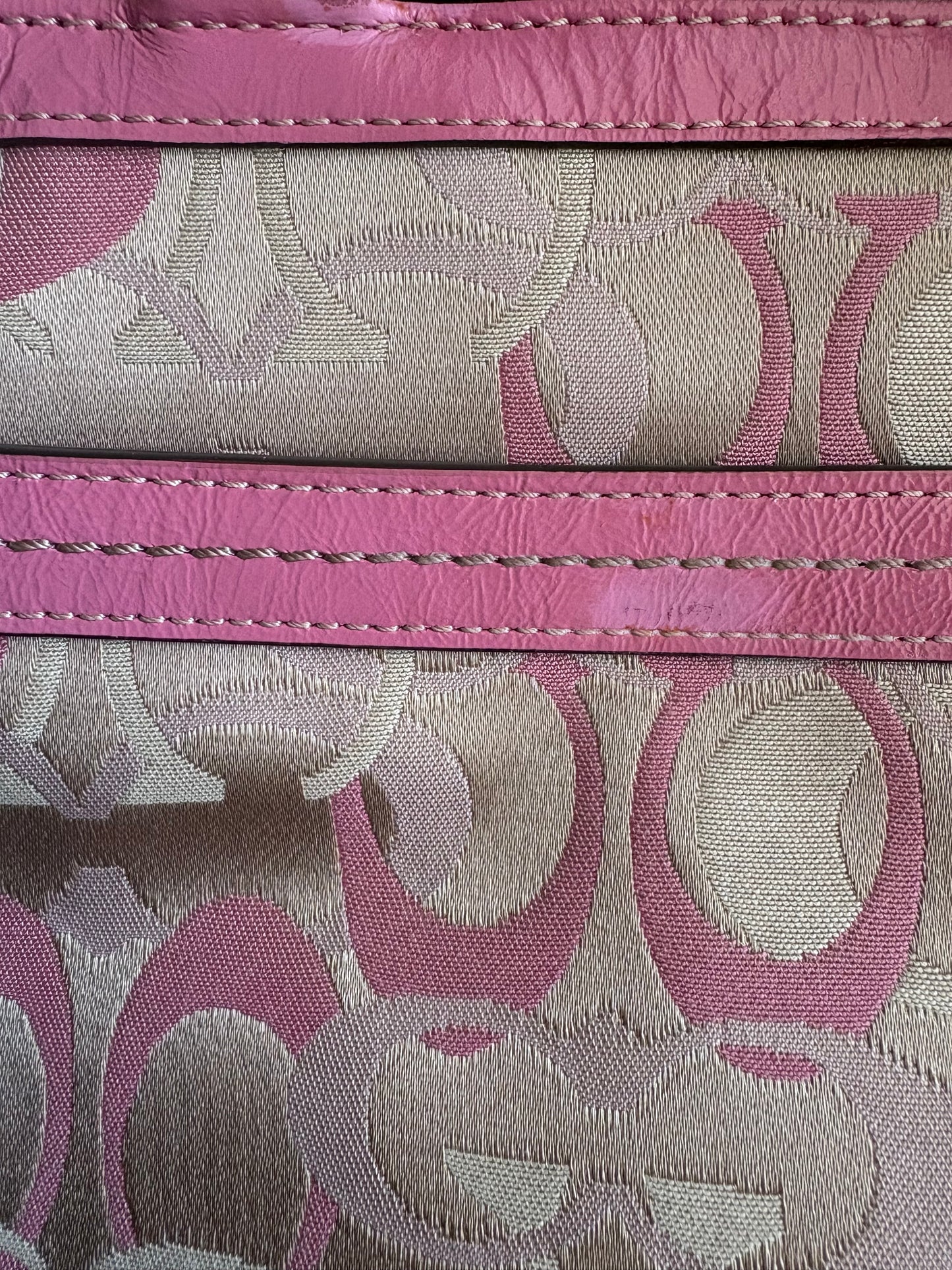 Coach Rare Penelope Pink Optic Shoulder Bag