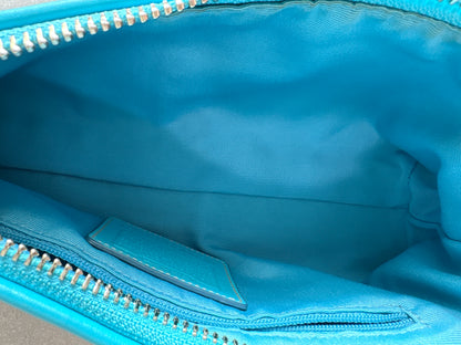 Coach Demi RARE Blue Baguette Shoulder Bag