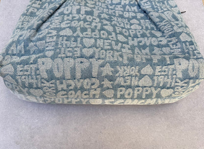Coach Poppy Denim Tote Shoulder Bag