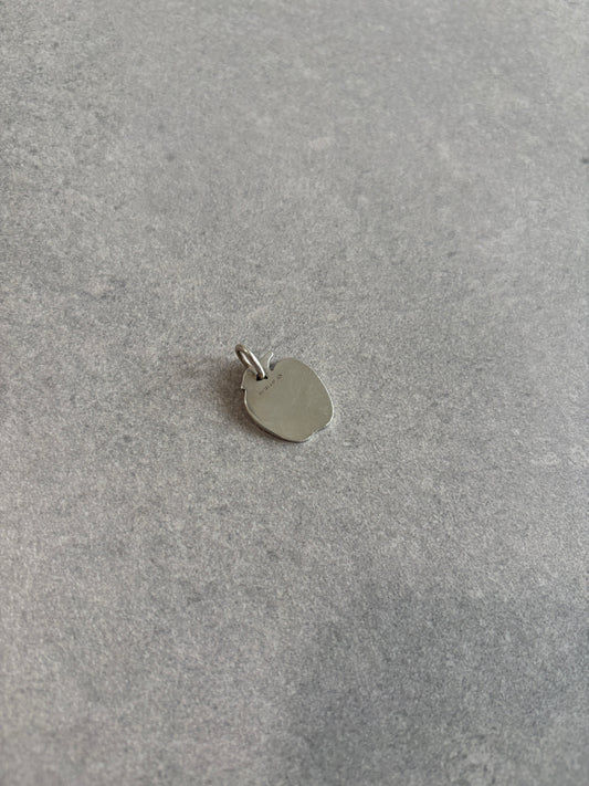Tiffany & Co. Sterling Silver Engravable Apple Pendant