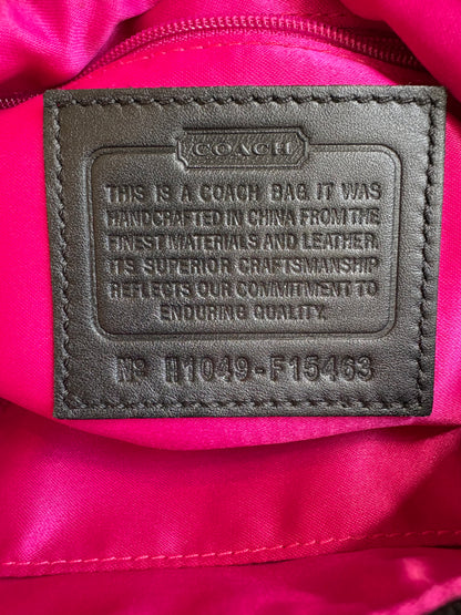 Coach Poppy Tartan Shoulder Bag