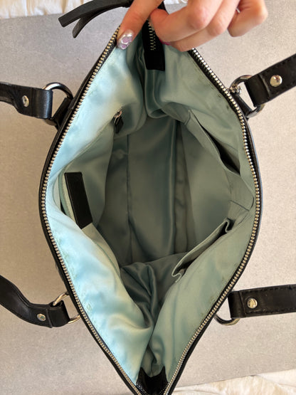 Coach Black and Grey Tote Bag