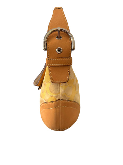 Coach Yellow Signature Monogram Shoulder Bag
