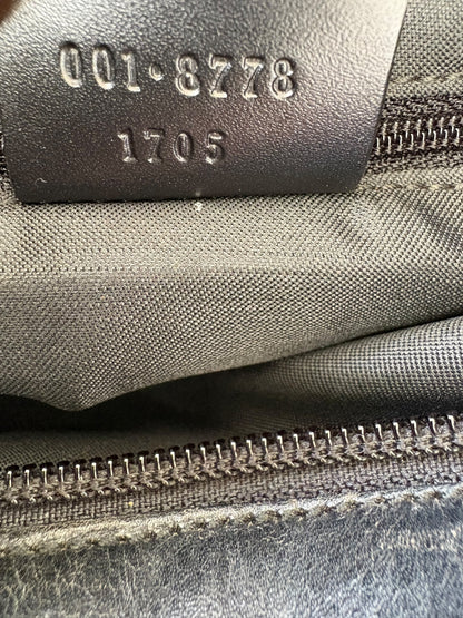 Gucci Black Canvas Shoulder Bag