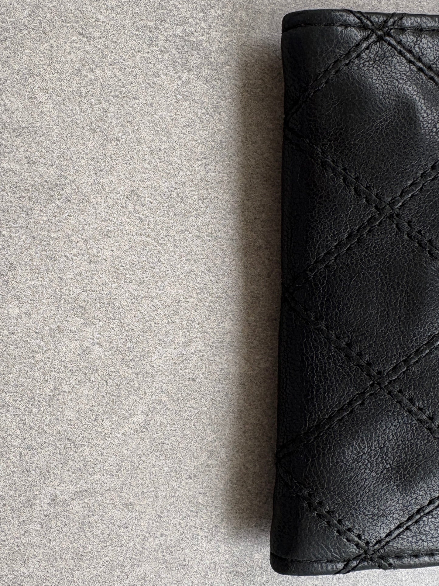Chanel Black Leather Purse