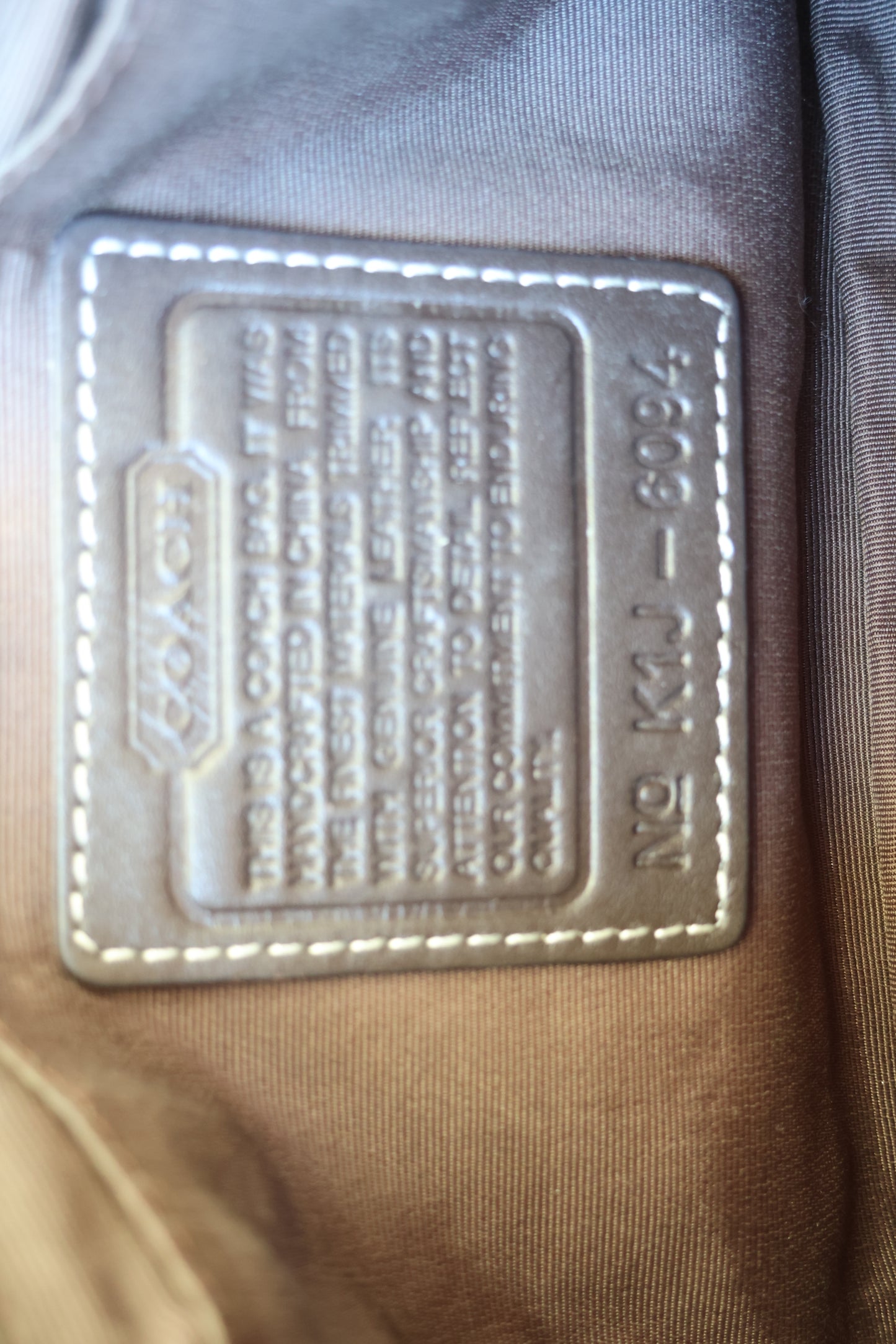 Coach Demi Brown Monogram