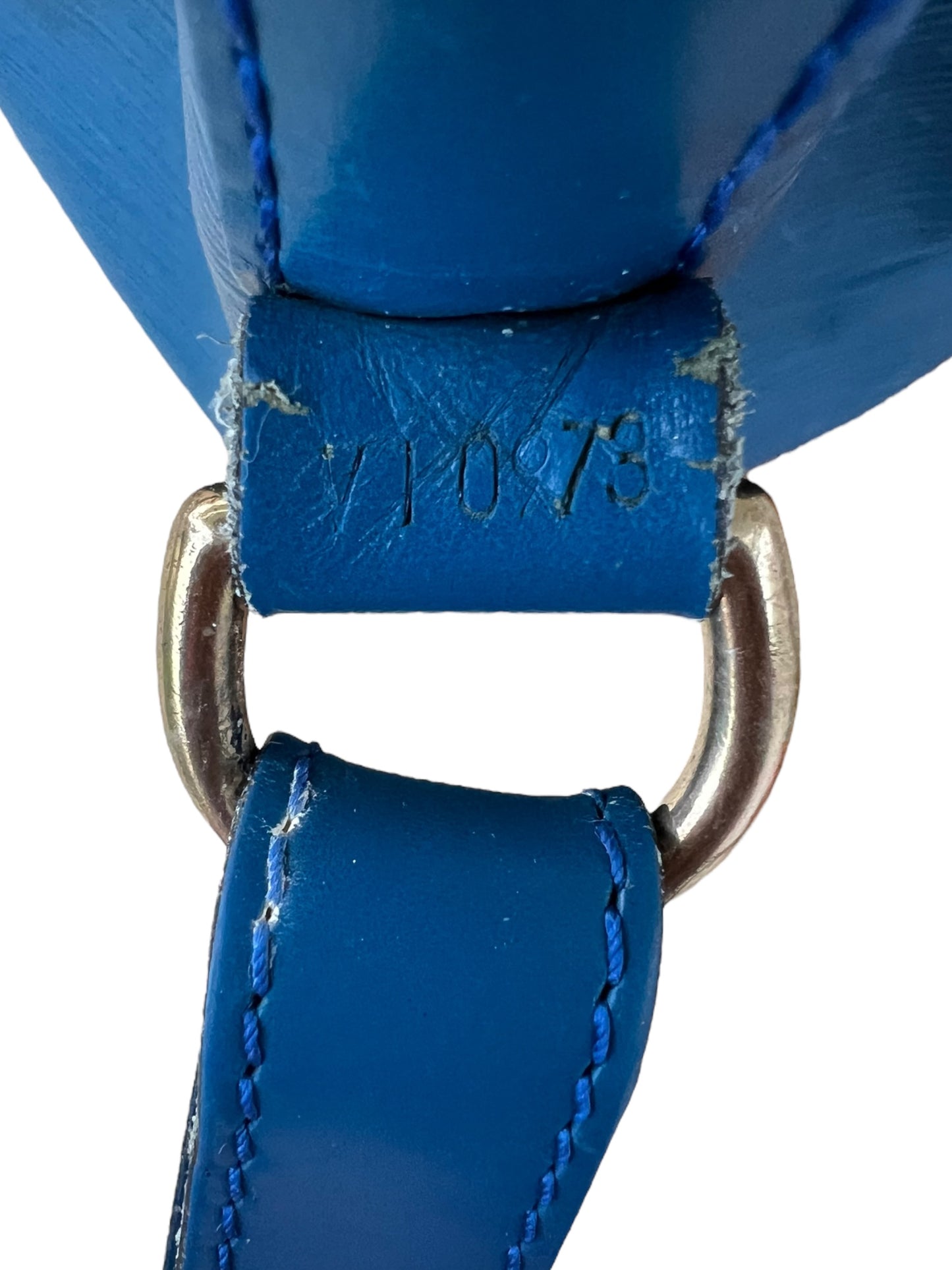 Louis Vuitton Blue Epi Leather Noé Shoulder Bag