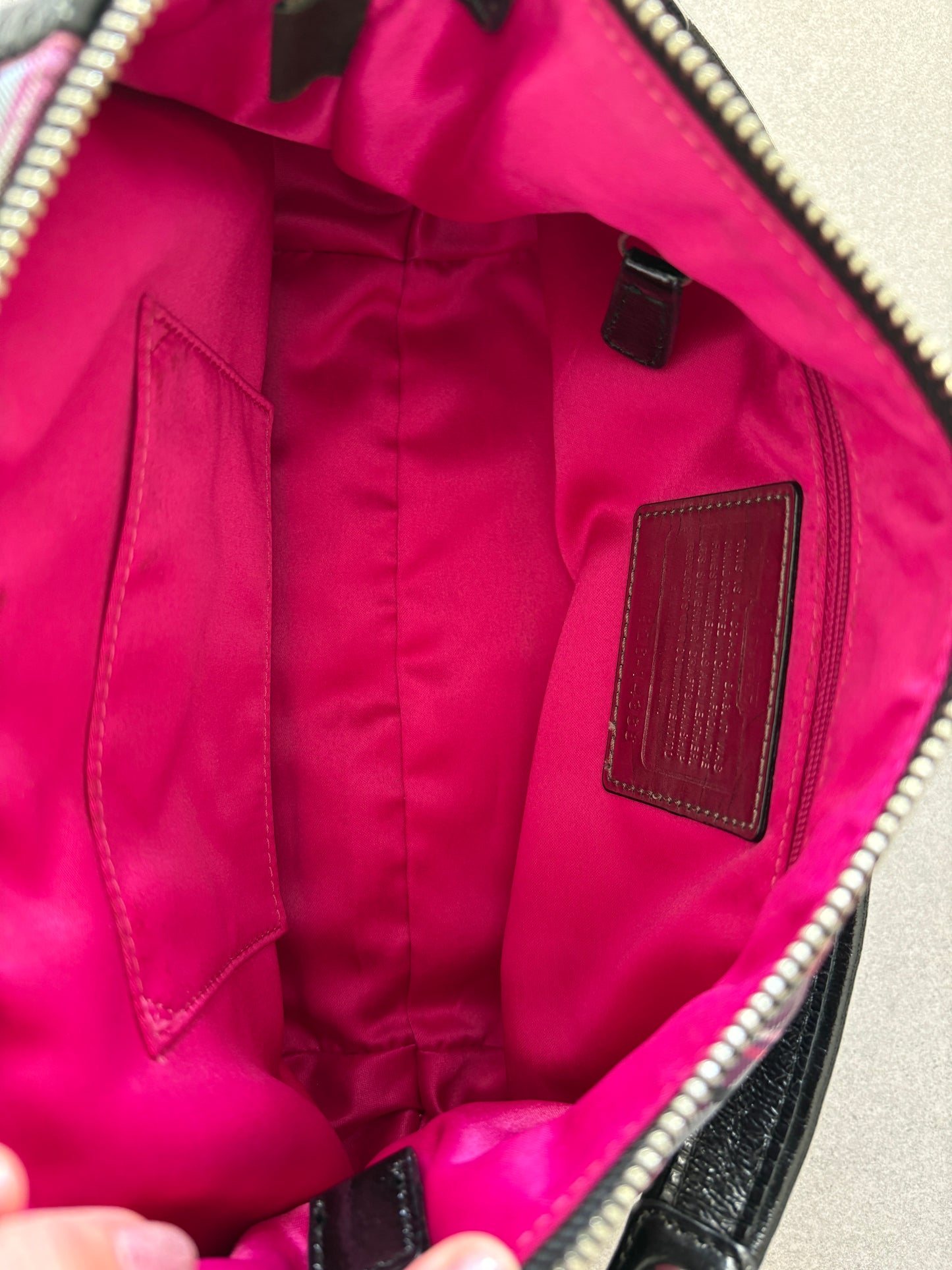 Coach Poppy Tartan Shoulder Bag
