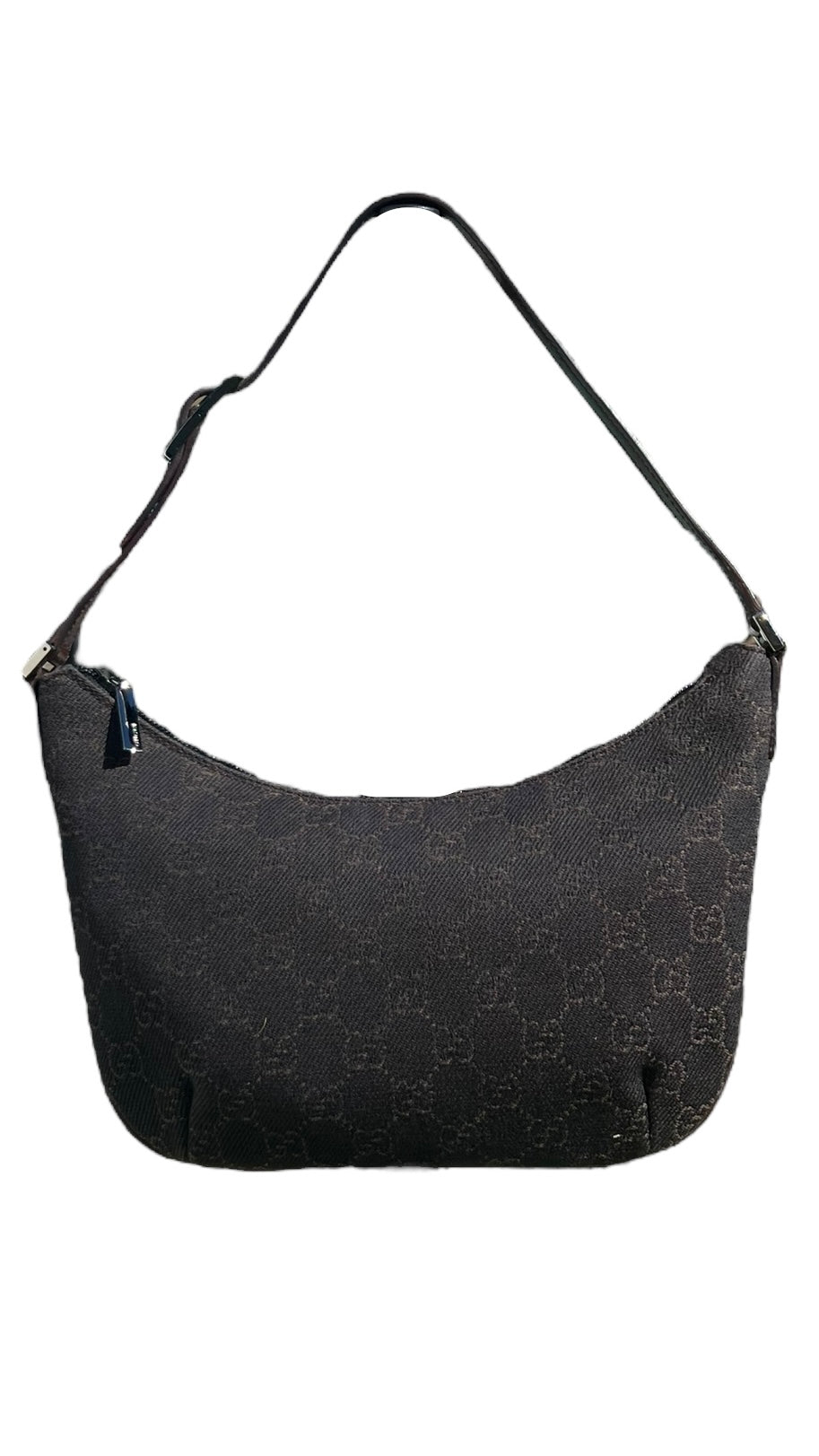 Gucci Brown GG Canvas and Leather Pochette