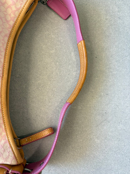 Coach Soho Shoulder Bag Pink Monogram