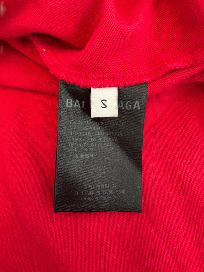 Balenciaga Red Oversized Tee