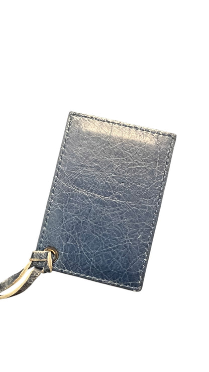 2000s Balenciaga Navy Leather City Hip Crossbody Bag