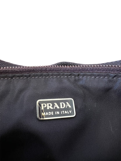 Prada Nylon Tessuto Accessory Pouch Dark Purple