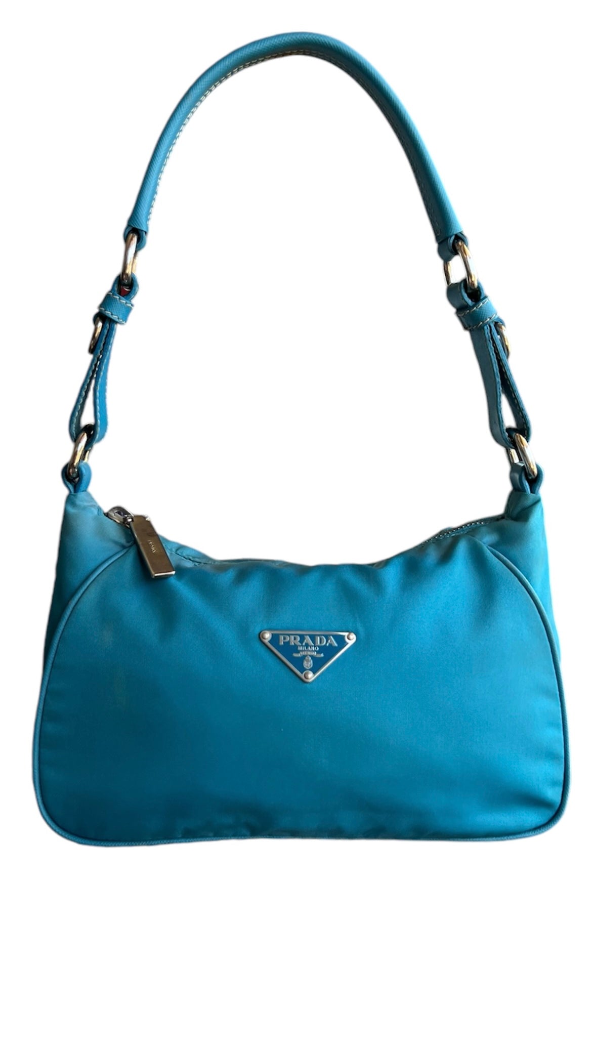 Prada Accessory Pouch Nylon Light Blue