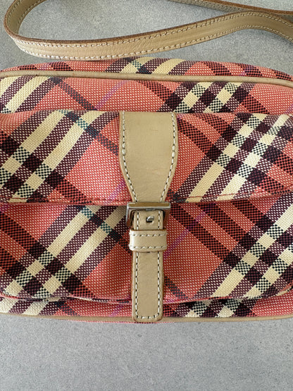 Burberry Pink Nova Check Crossbody