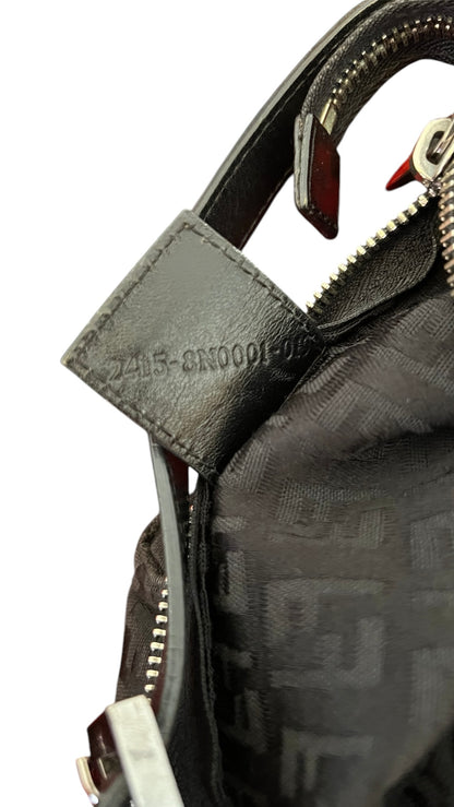 Fendi Black Pochette Cloth Bag
