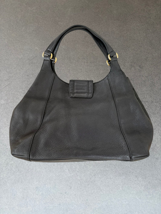 Gucci Hobo Horsebit Leather Bag Large