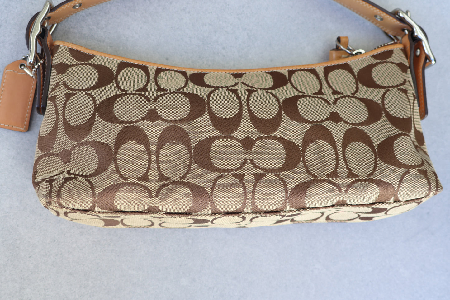 Coach Signature Brown Shoulder Bag