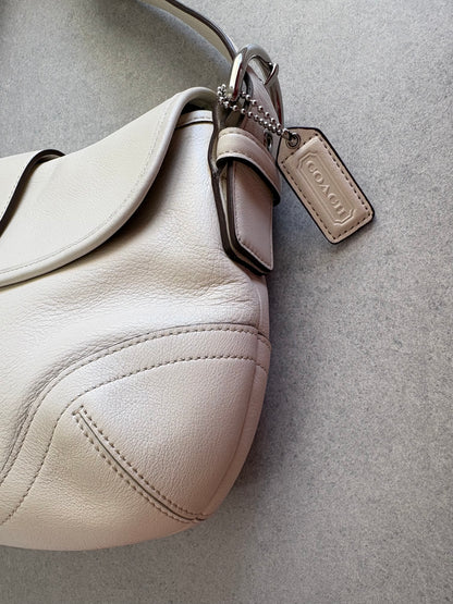 Coach Soho Cream Leather Shoulder Bag