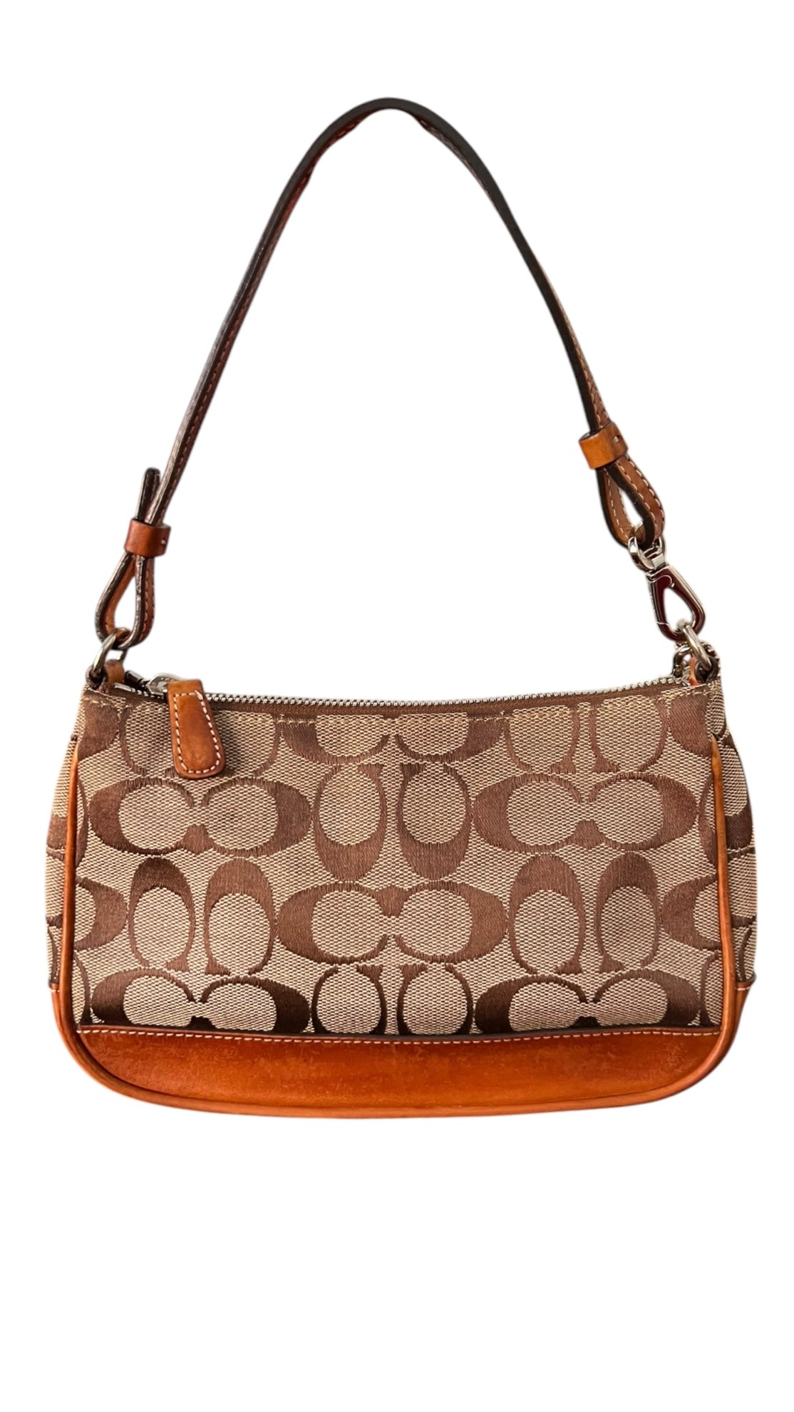 Coach Signature Demi Tan with Coach Charm