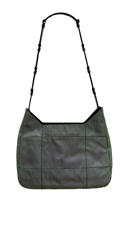 Prada Green Nylon Shoulder Bag
