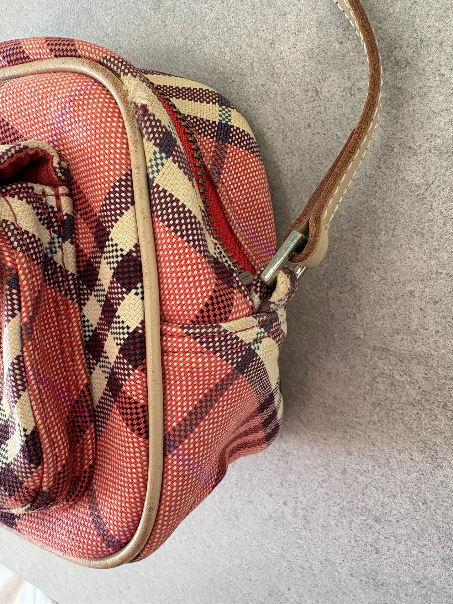 Burberry Pink Nova Check Crossbody