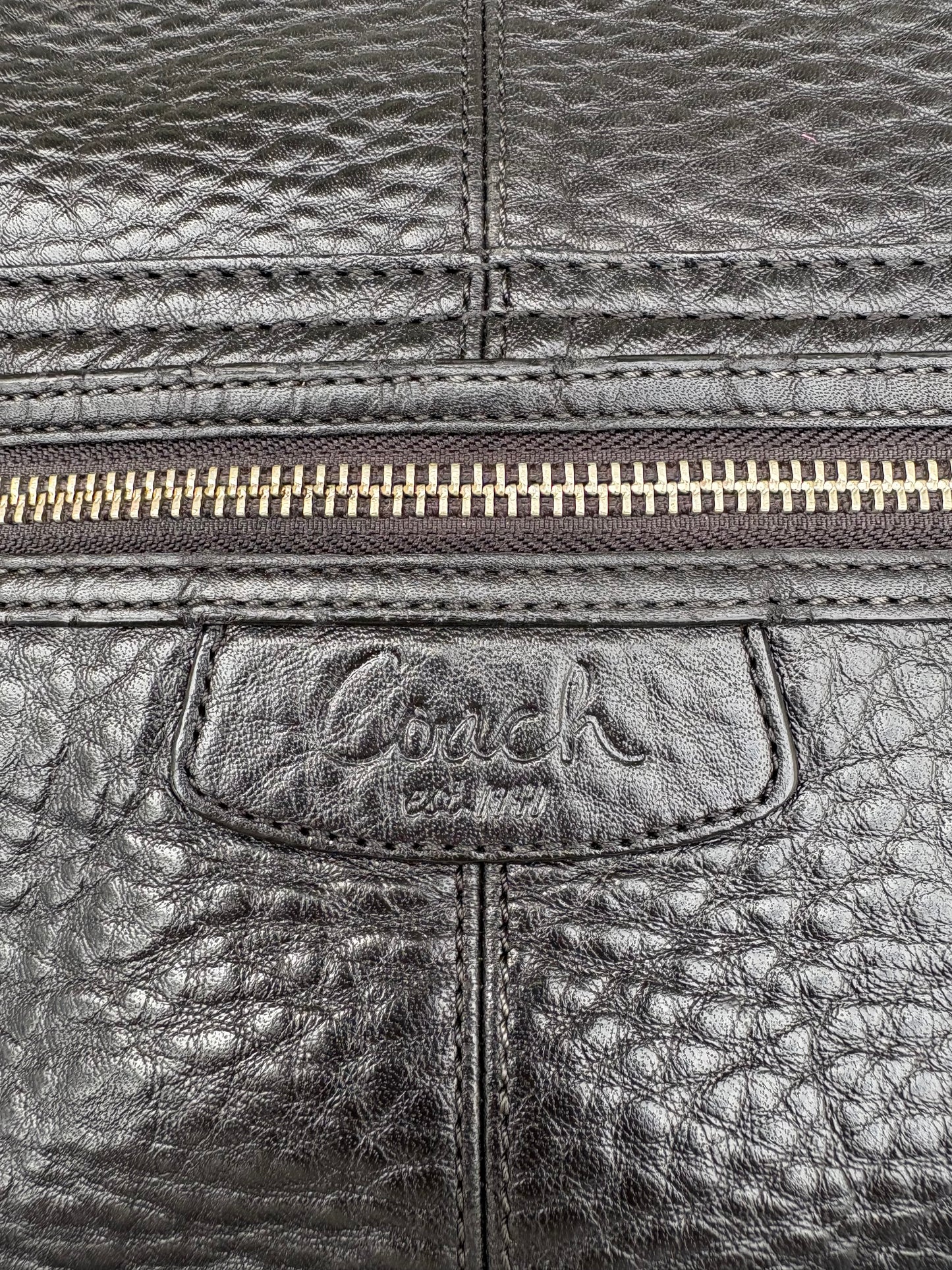 Coach Black Large Shoulder