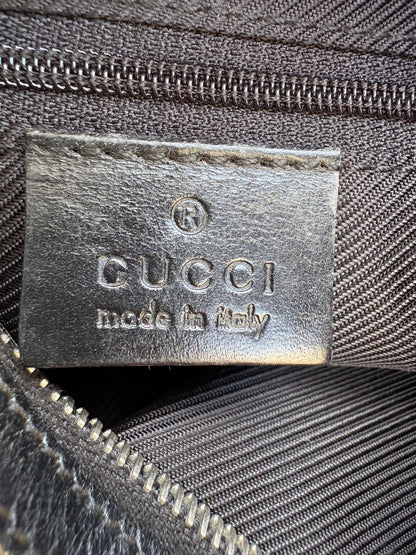 Gucci Black Monogram Handbag