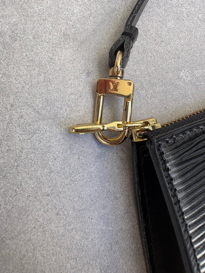 Louis Vuitton Black Epi Leather Pochette Accessoires