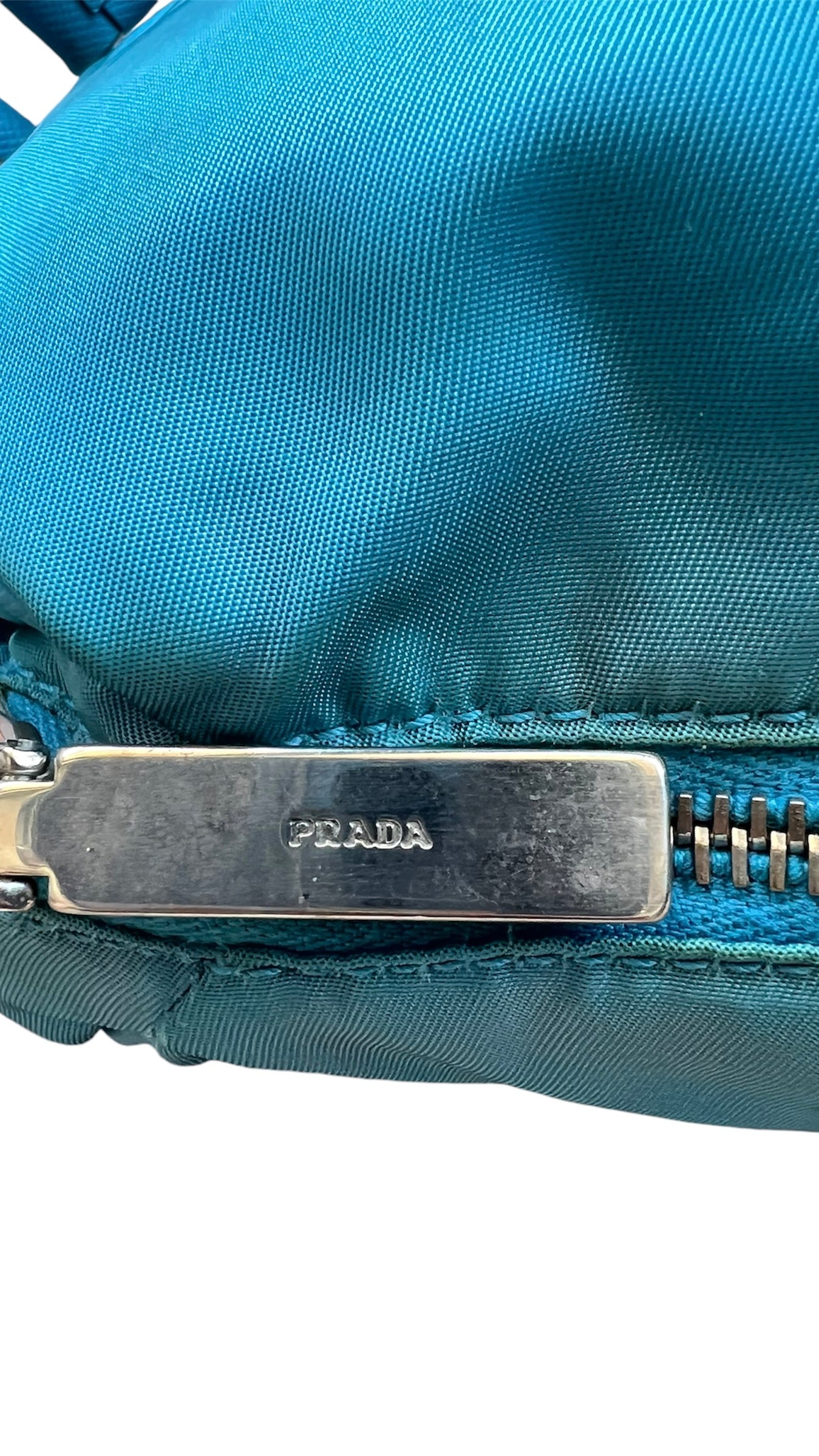 Prada Accessory Pouch Nylon Light Blue