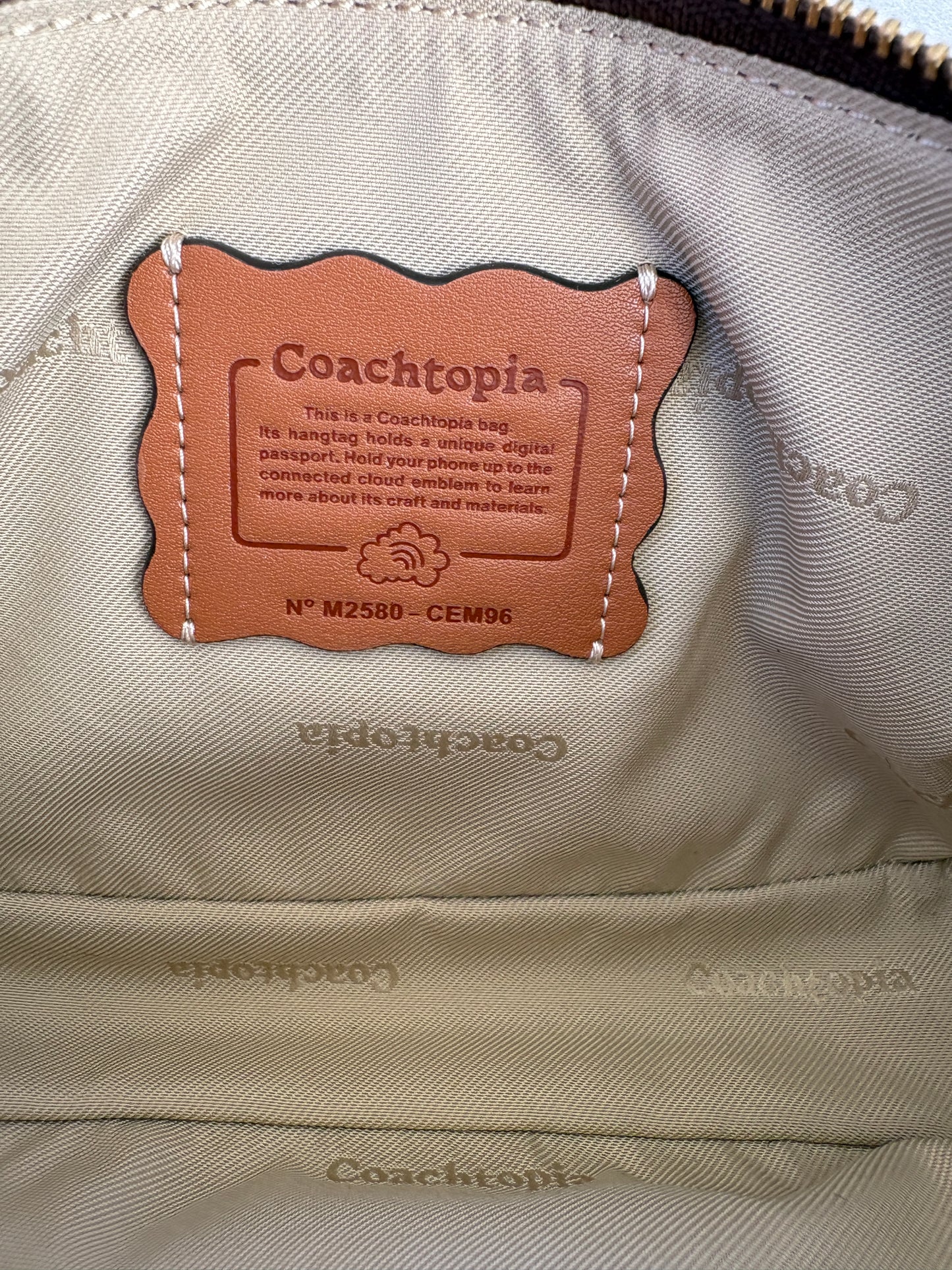 Coachtopia Cowprint Shoulder Bag
