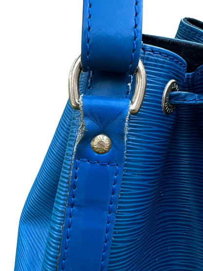 Louis Vuitton Blue Epi Leather Noé Shoulder Bag