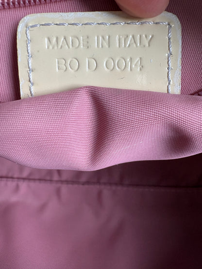 Christian Dior 2000s Pink Trotter Monogram Shoulder Bag