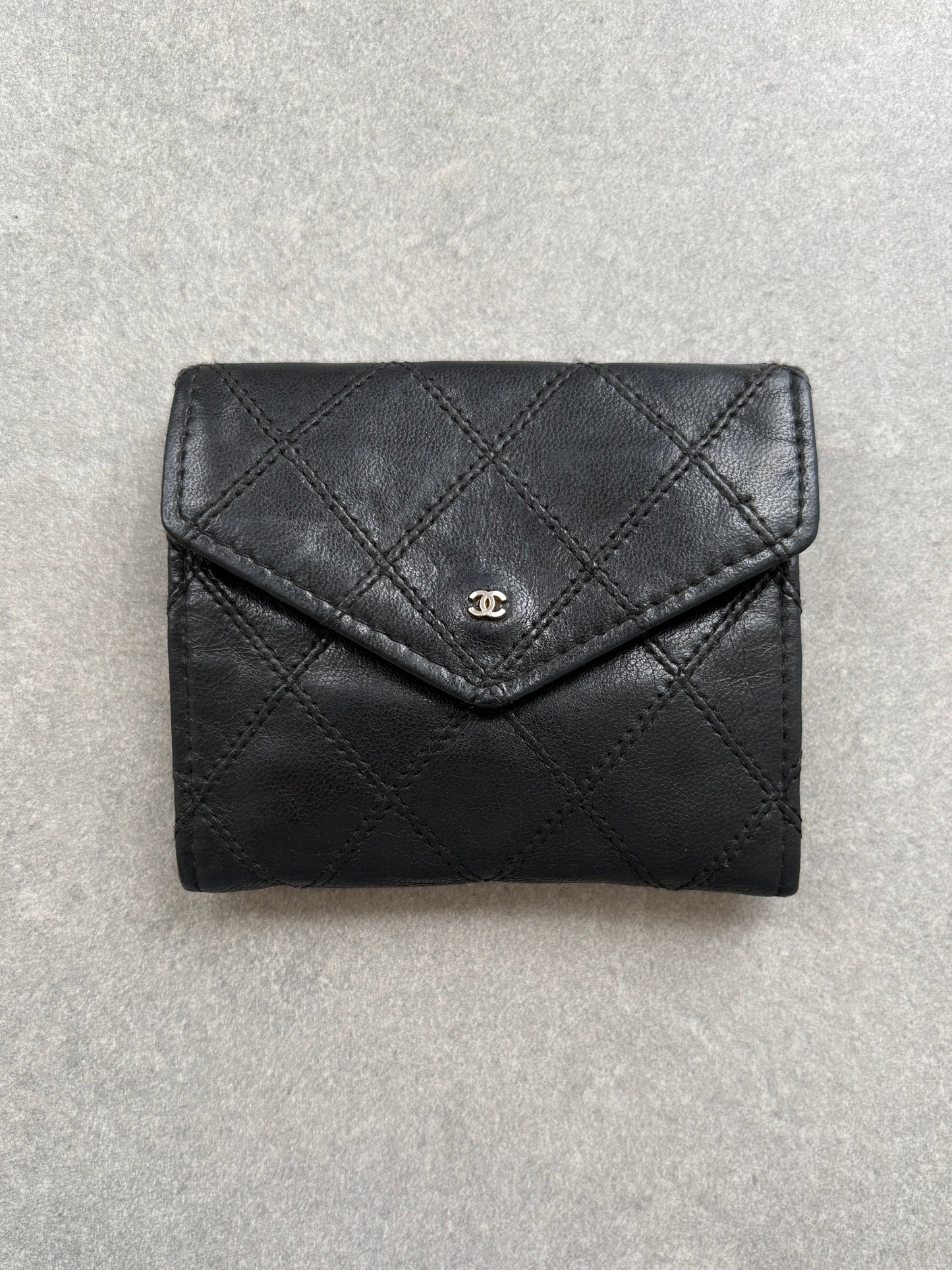 Chanel Black Leather Purse