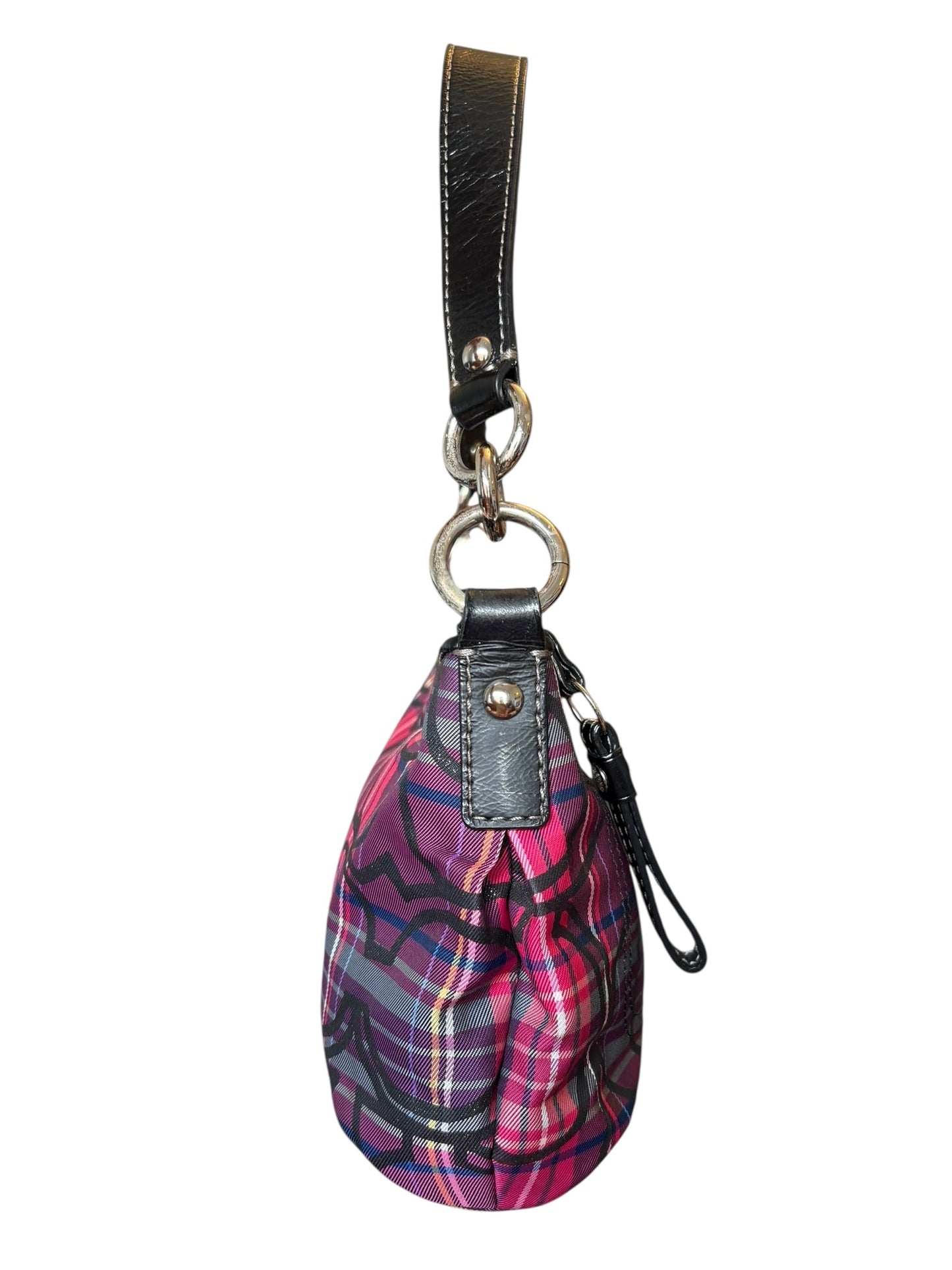 Coach Poppy Tartan Shoulder Bag