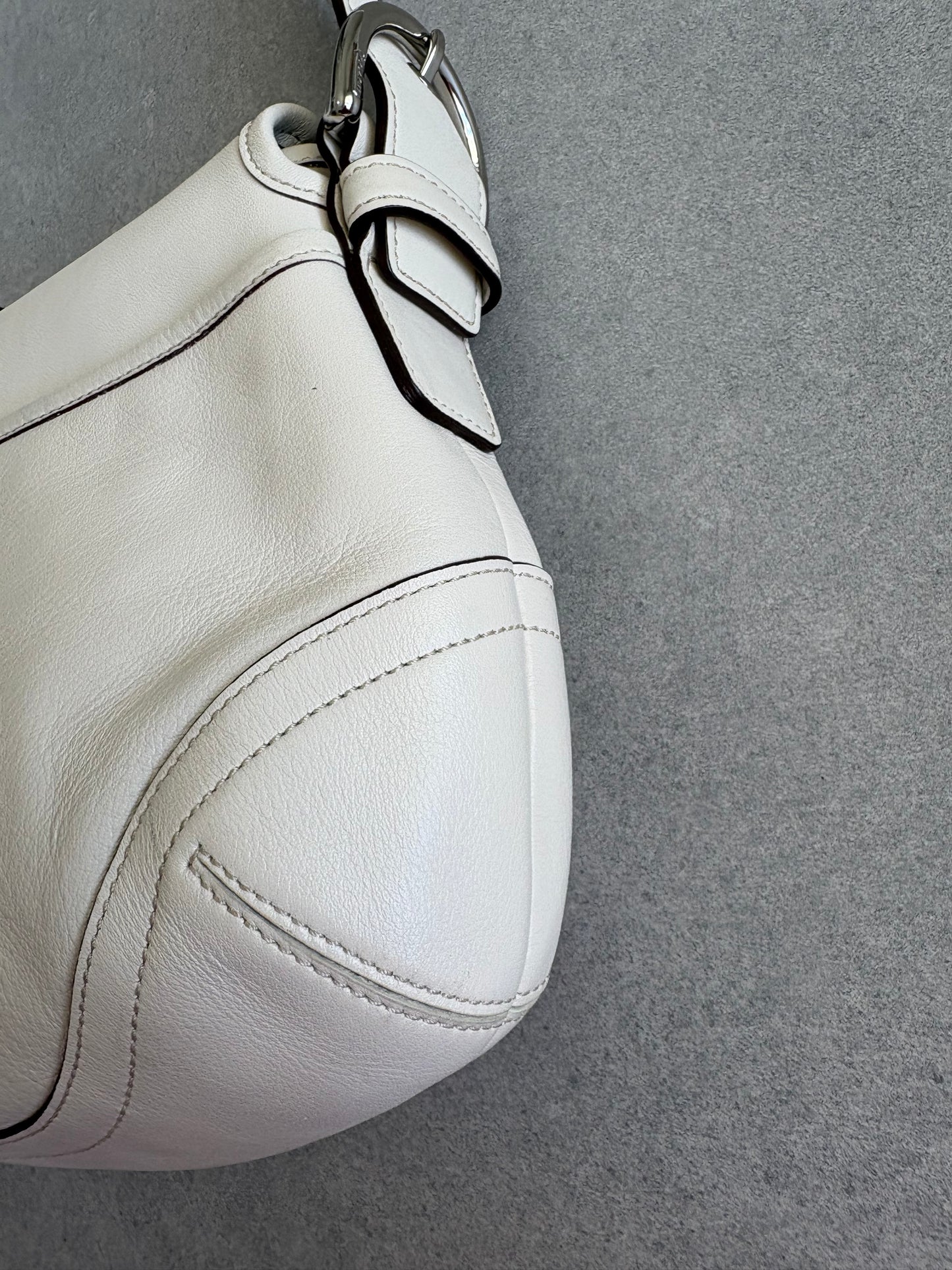 Coach Soho Cream Leather Shoulder Bag