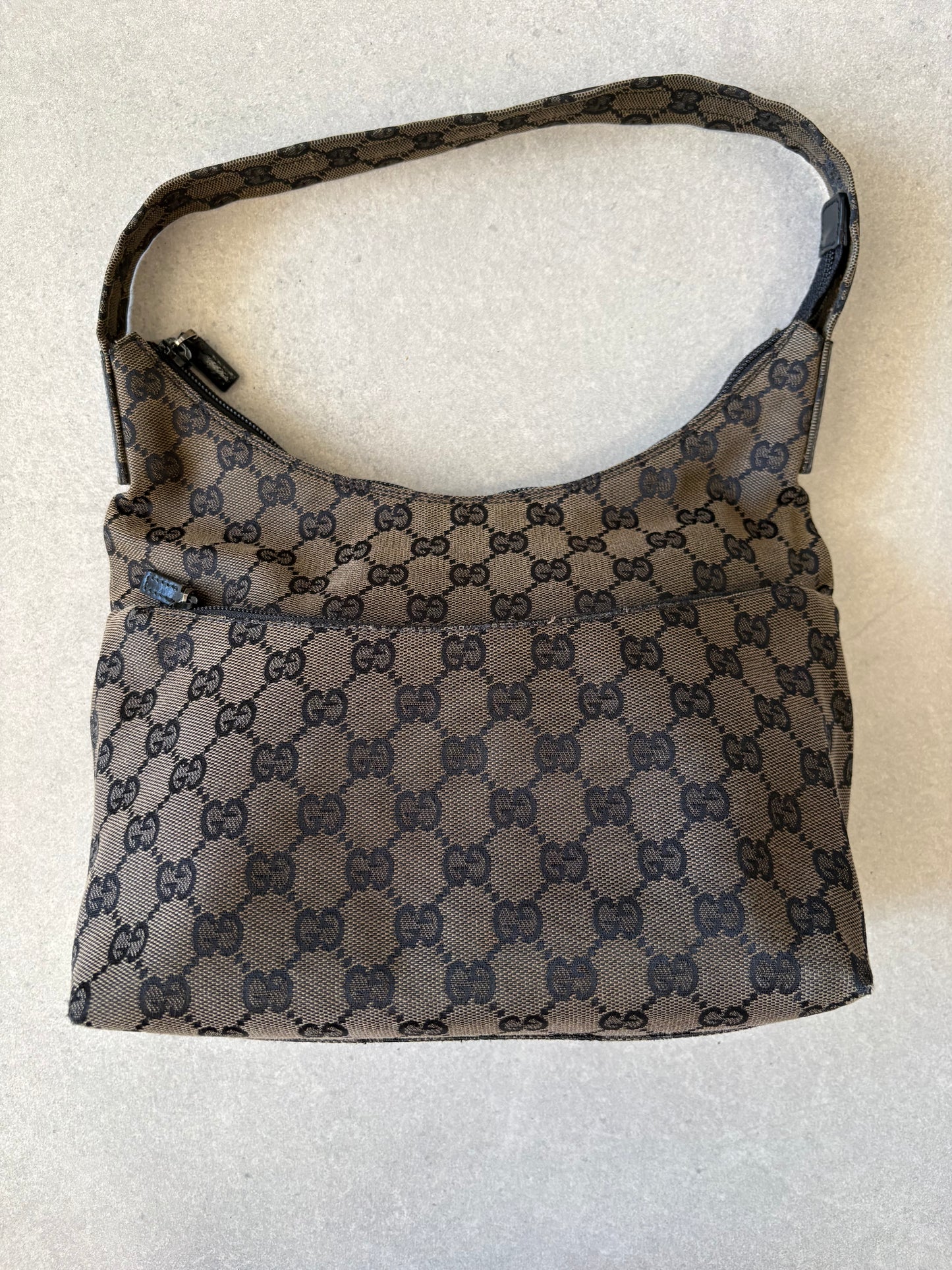 Gucci Canvas Shoulder Bag
