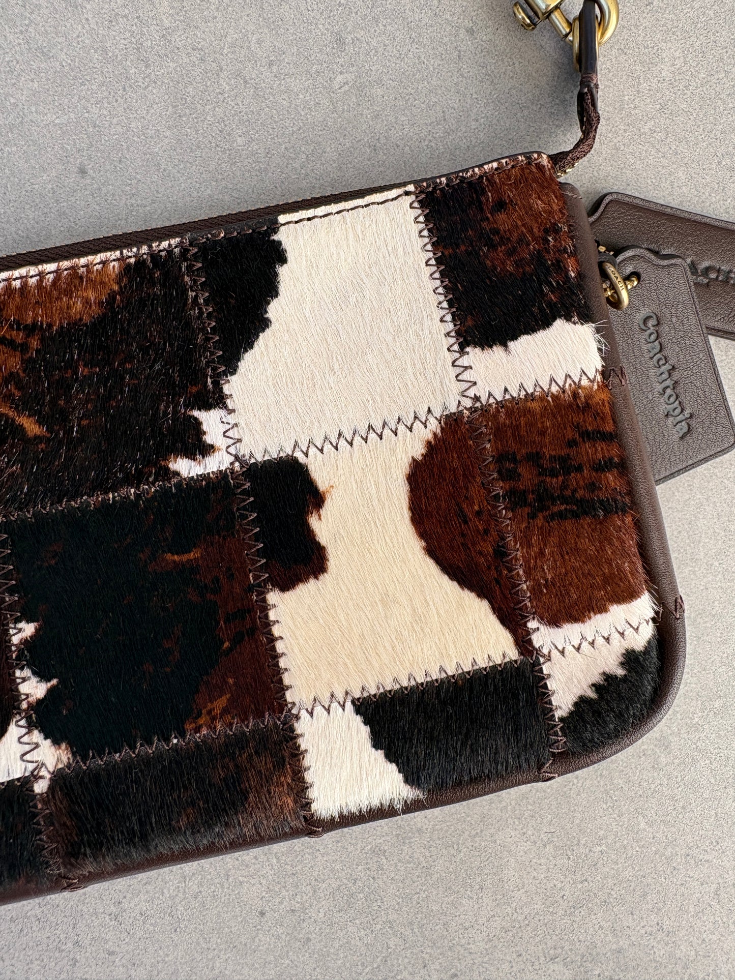 Coachtopia Cowprint Shoulder Bag