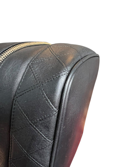 Chanel Black CC Quilted Vanity Bag