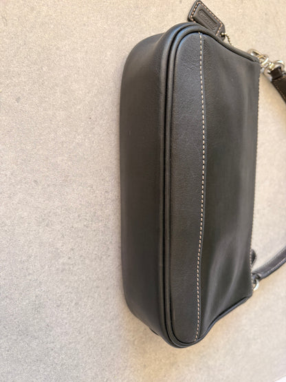 Coach Black Leather Demi Shoulder Bag