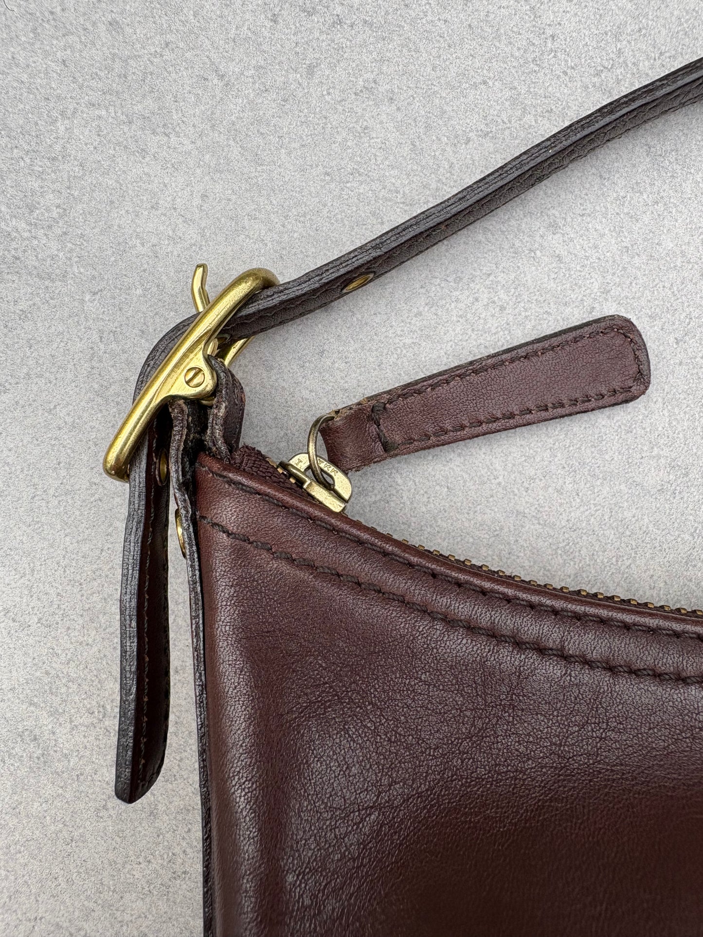Coach Maroon Leather Bag