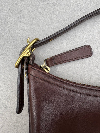 Coach Maroon Leather Bag