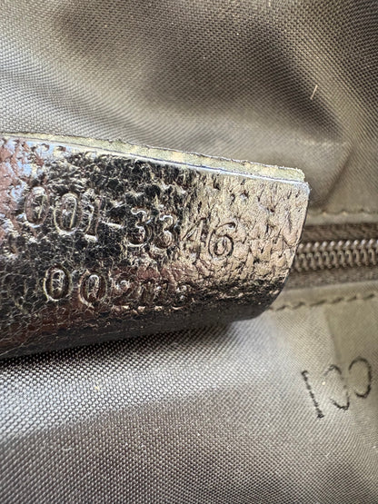 Gucci Black Leather and Material Jackie Bag