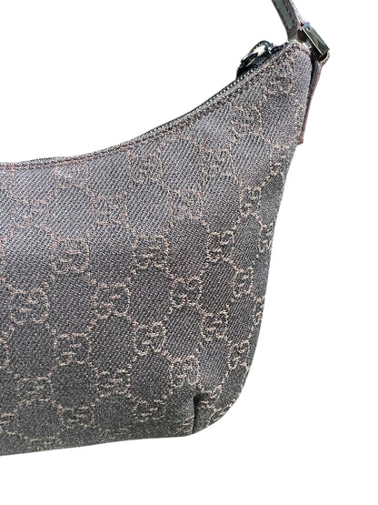 Gucci Brown GG Canvas and Leather Pochette