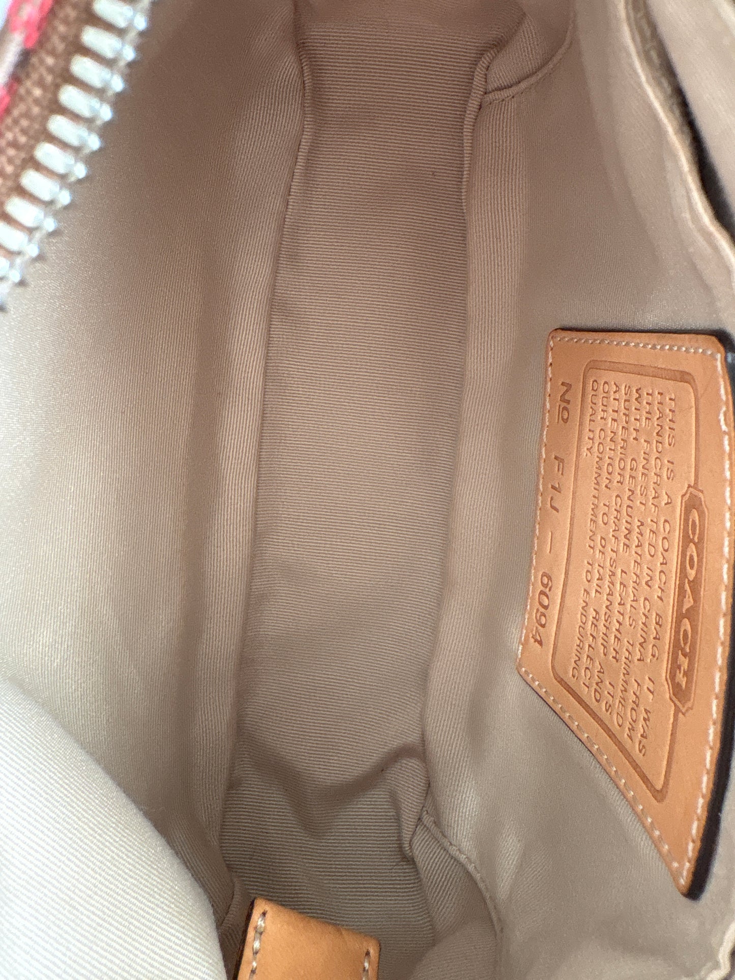 Coach Signature Demi Red