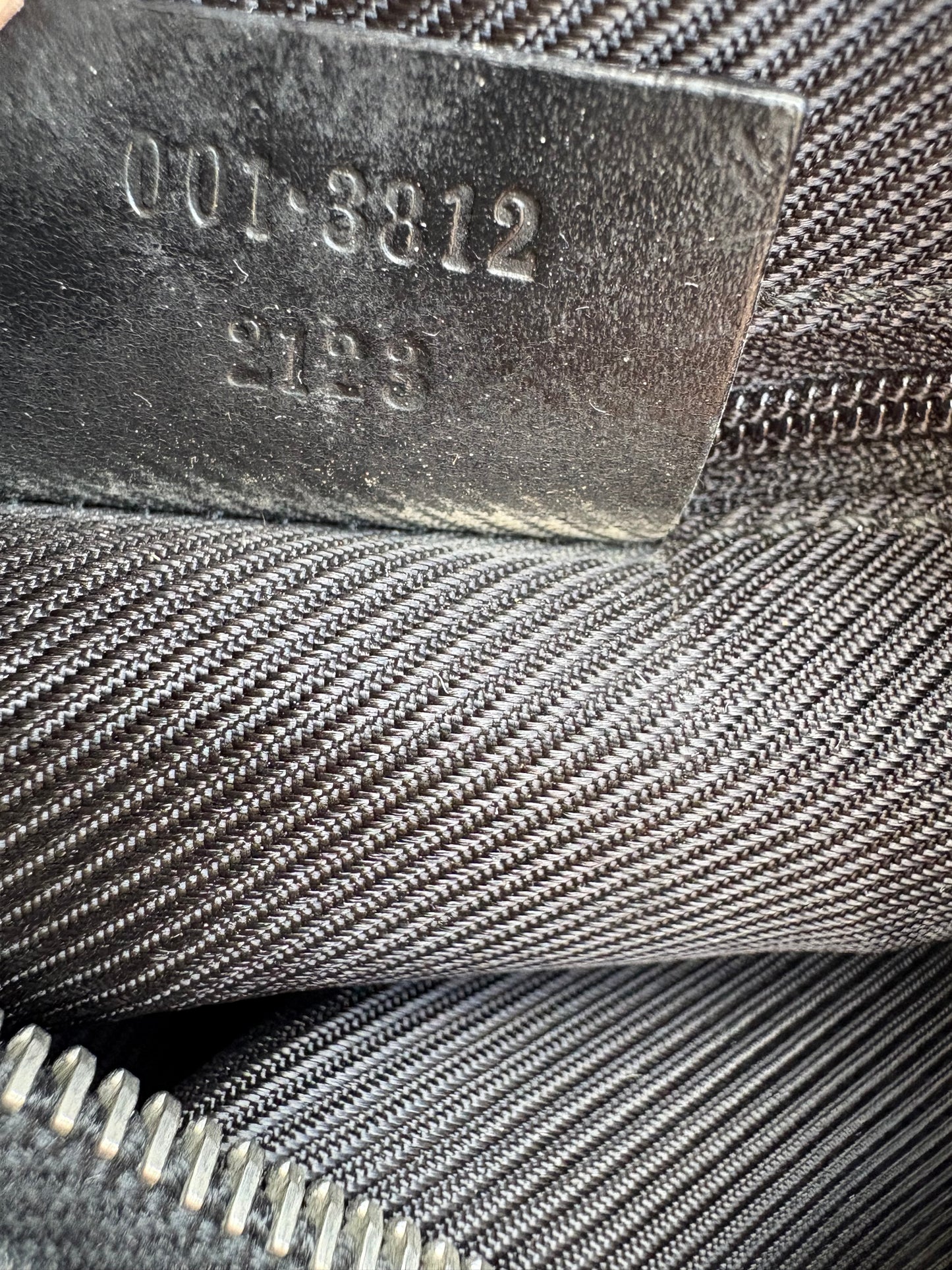 Gucci Black Monogram Handbag