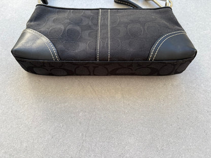 Coach Signature Black Shoulder Bag