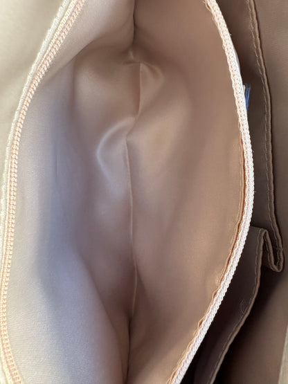 Coach Soho Legacy Cream and Brown Leather Shoulder Bag