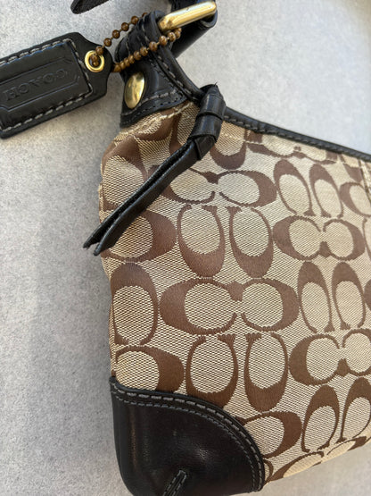 Coach Bleeker Bag in Brown Monogram Signature Print